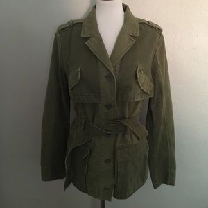 Anthropologie Hei Hei Ruffled Military Jacket